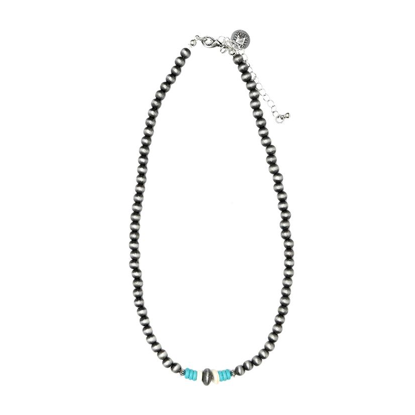  West And Co Navajo Pearl With Accents Necklace