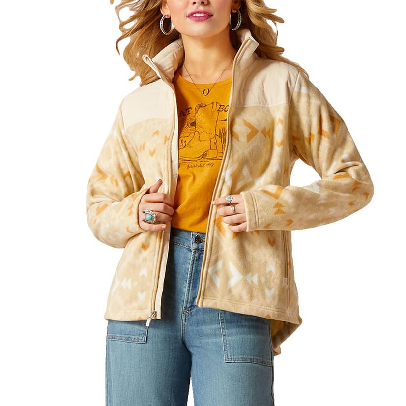  Ariat Prescott Sand Fleece Women's Jacket - Plus Size