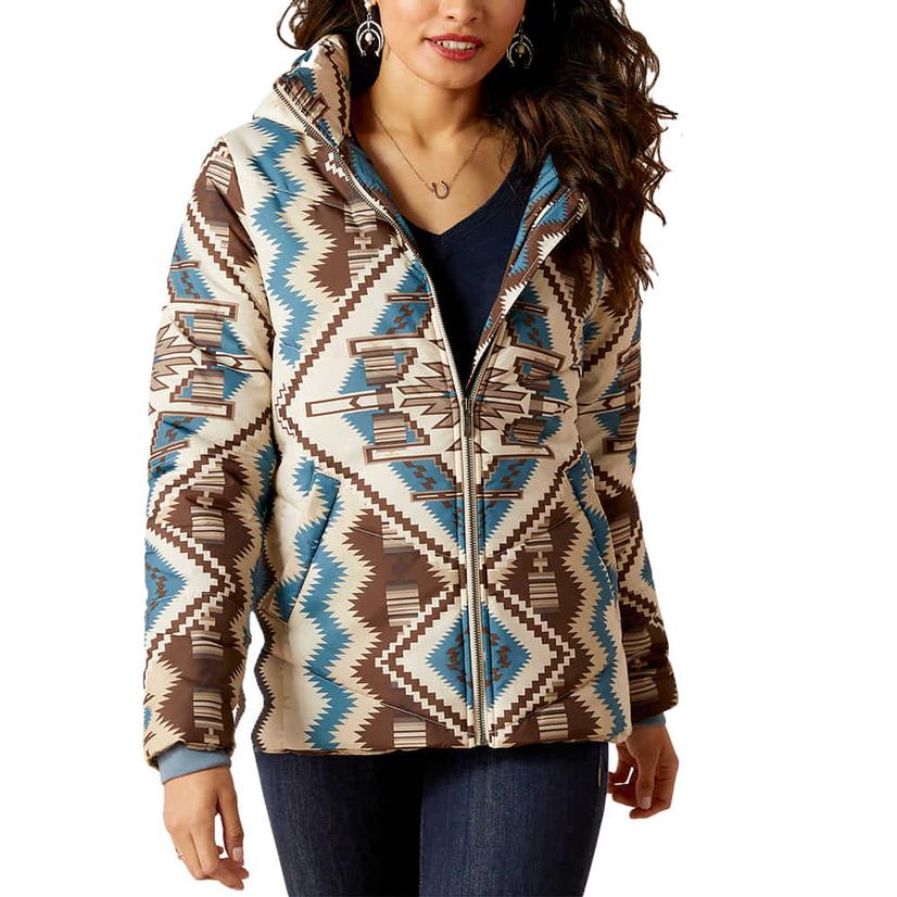  Ariat Aztec Print Chimayo Puffer Women's Jacket