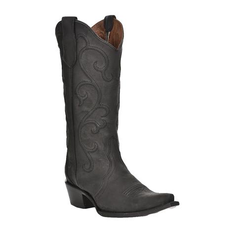 Circle G Black Scrolled Women's Boots