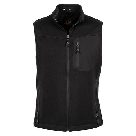 STS Ranchwear Lane Black Men's Vest