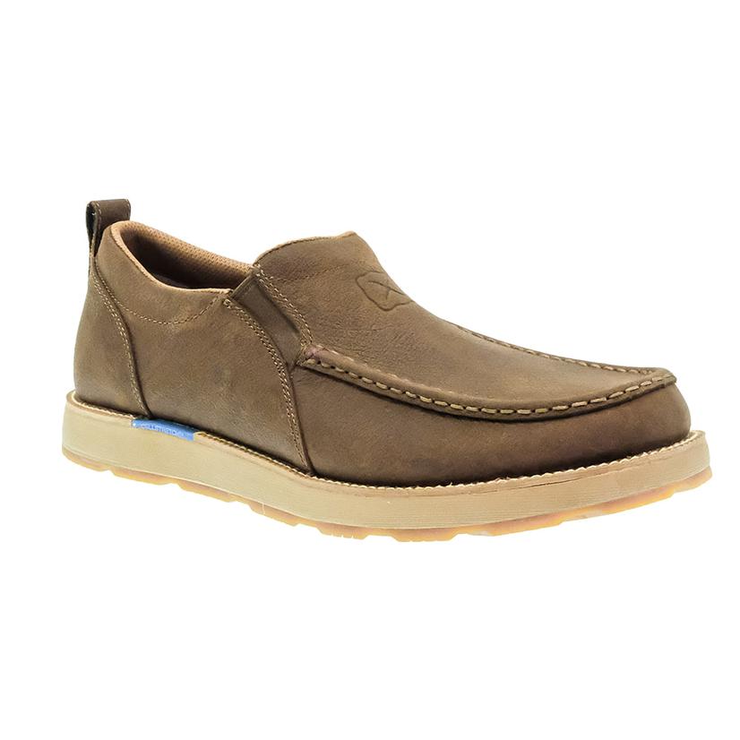 BarnShield Wedge Sole Slip On Men's Brown Shoe by Twisted X Boots