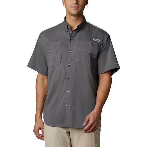 Columbia Tamiami II Short Sleeve Tall City Grey Men's Shirt