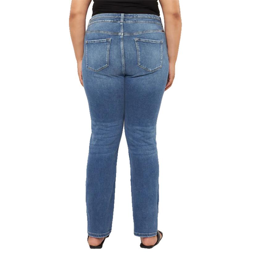  Kancan Rosemary High Rise Straight Leg Women's Plus Jeans