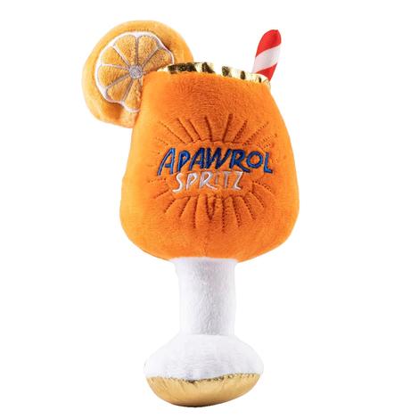 Haute Diggity Dog Orange Aparwrol Spritz Squeaker Dog Toy