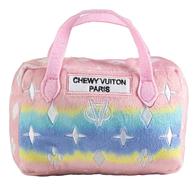 Haute Diggity Dog Large Pink Ombre Chewy Vuiton Handbag Squeaker Dog Toy