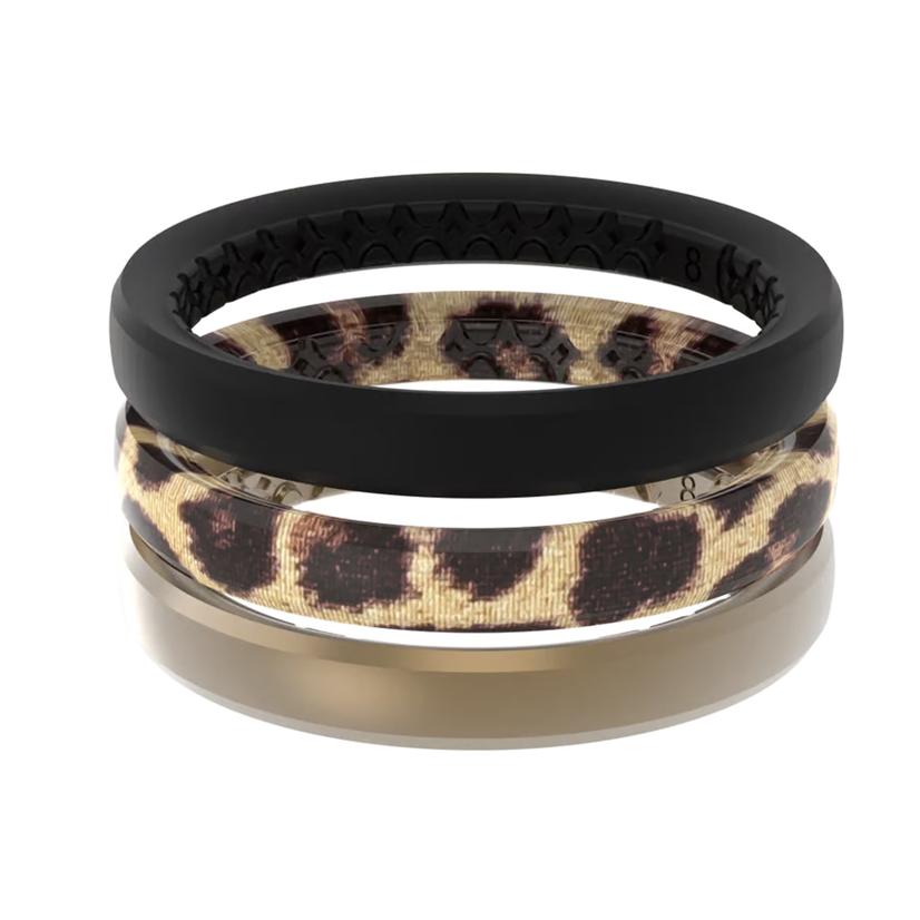  Groove Life Stackable Leopard Ring