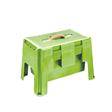 Grooming Stool with Flip-top Tool Box and Storage Compartment - Asst Colors LIME