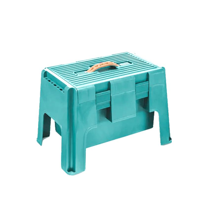 Grooming Stool with Flip-top Tool Box and Storage Compartment - Asst Colors TEAL