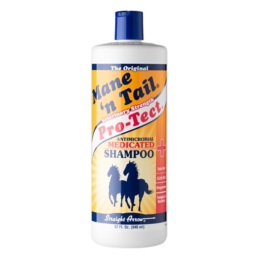  Mane ' N Tail Pro- Tect Antimicrobial Medicated Shampoo 32oz