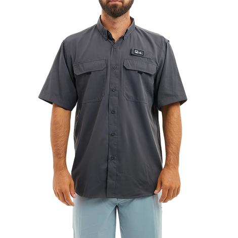 Pelagic Keys Fishing Black Short Sleeve Men's Shirt
