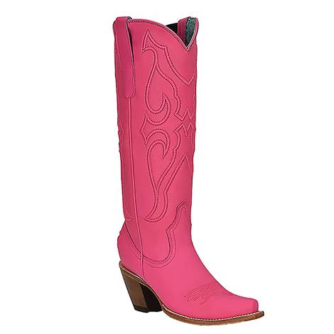 Corral Hot Pink Tall Top Women's Boots