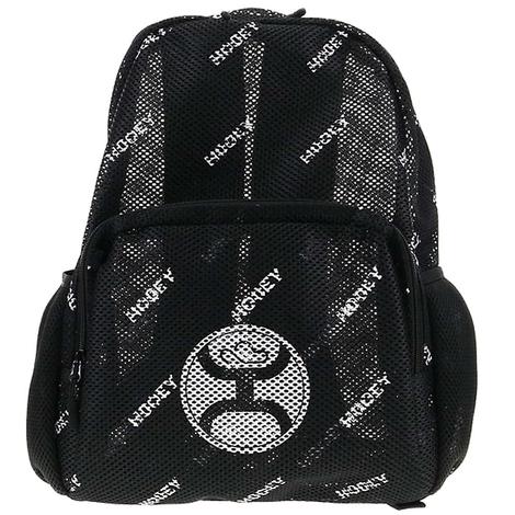 Hooey “Nitro Mesh” Backpack Black / White Hooey Logo Body with Black Accents 