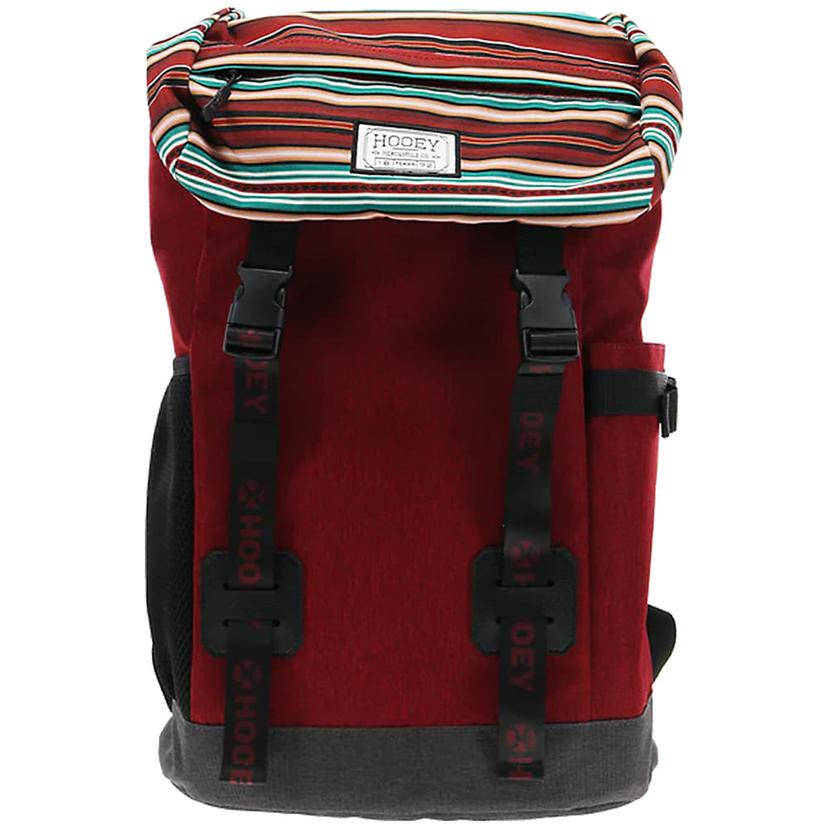  Hooey “ Topper Ii ” Backpack Serape Pattern Body With Tan Lid And Black Accents