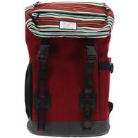 Hooey “Topper II” Backpack Serape Pattern Body with Tan Lid and Black Accents