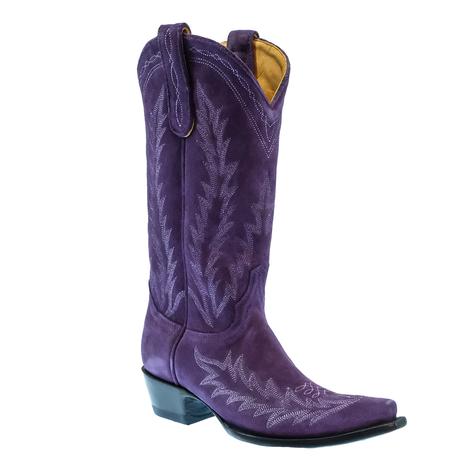 Old Gringo Dutton Purple Suede Women's Boots