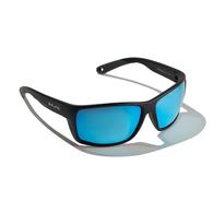 Bajio Bales Beach Matte Black with Blue Lens Sunglasses