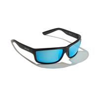 Bajio Matte Black with Blue Lens Sunglasses