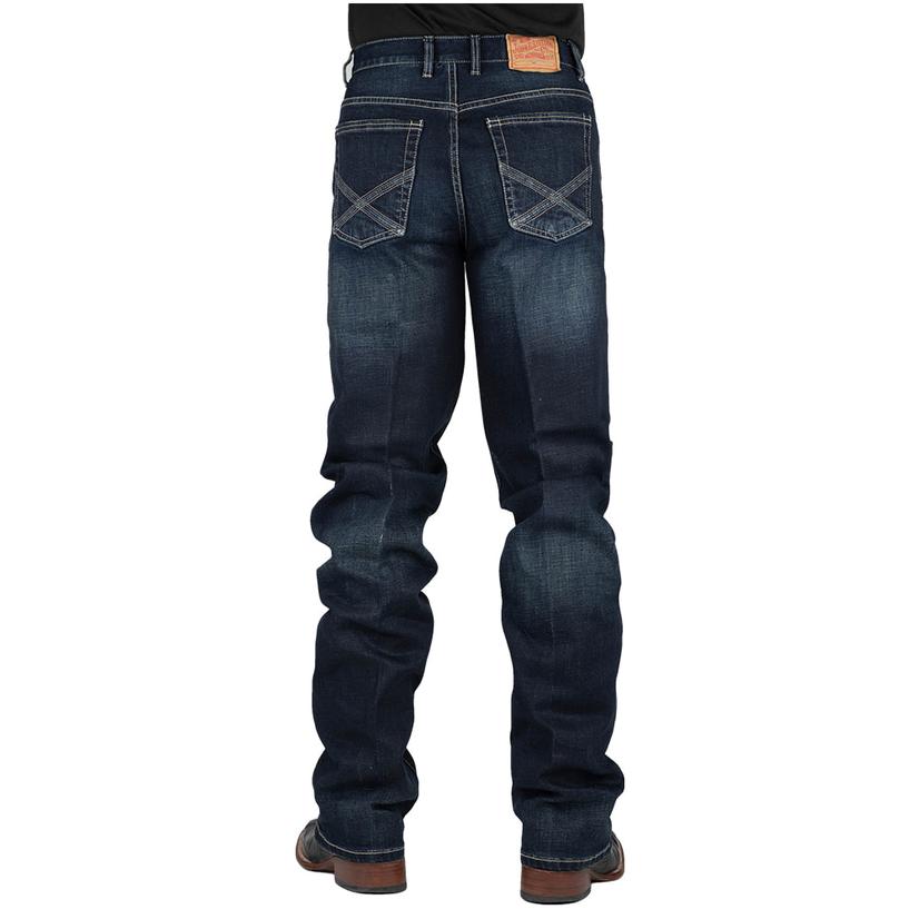  Stetson 1520 Dark Straight Leg Men's Jeans
