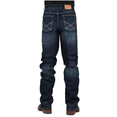 Stetson 1520 Dark Straight Leg Men's Jeans