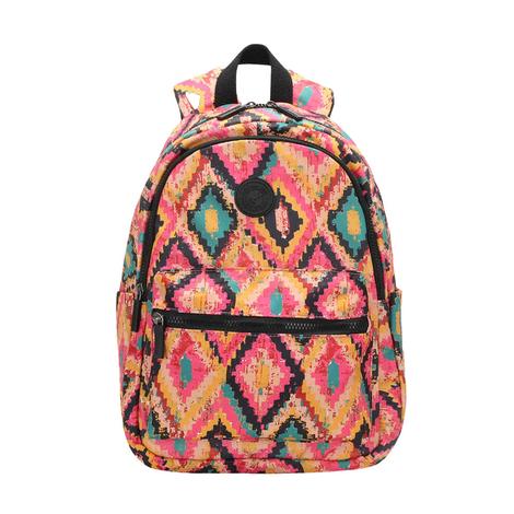 Montana West Aztec Collection Red Backpack