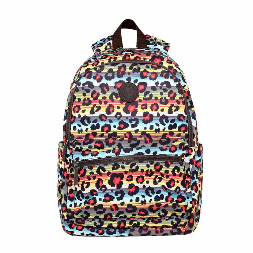  Montana West Multi Color Leopard Print Backpack