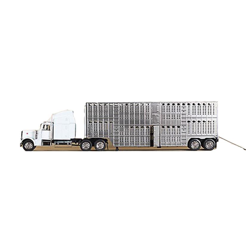  M + F Silver Cattle Truck Big Rig Kid's Toy