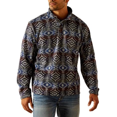 Ariat Wesley Gray Serape Print Men's Sweater