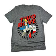 Two Dove The Paloma Pin Up Grey Men's Tee