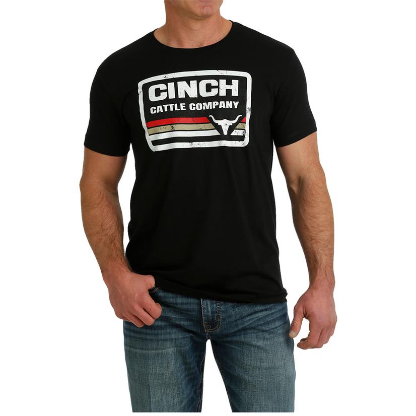  Cinch Black Men's Graphic T- Shirt