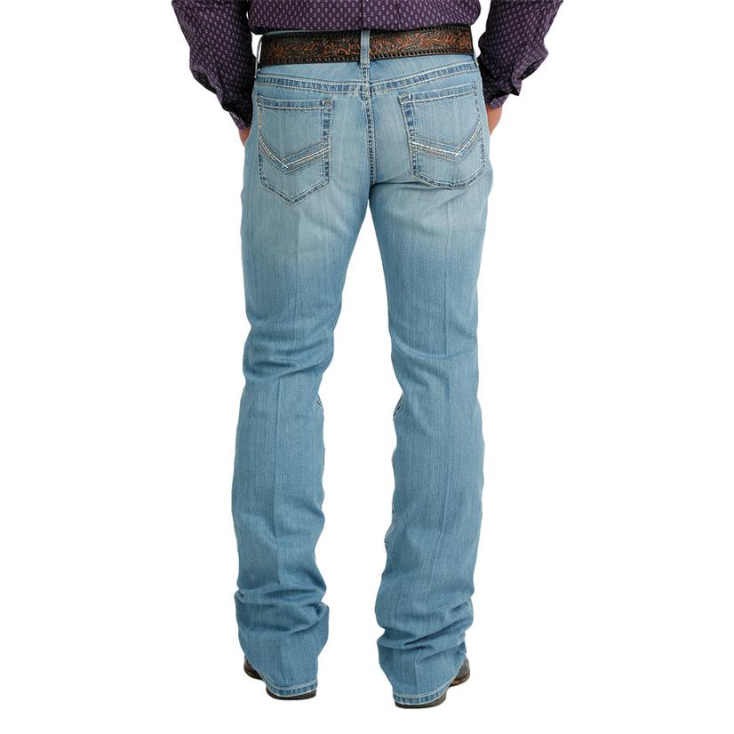  Cinch Ian Mid Rise Slim Men's Light Bootcut Jeans