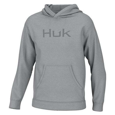 Huk Harbor Mist Huk'D Up Logo Hoodie