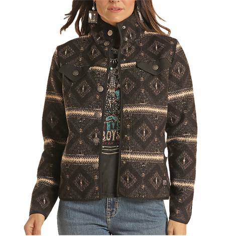 Powder River Aztec Print Berber Women's Jacket