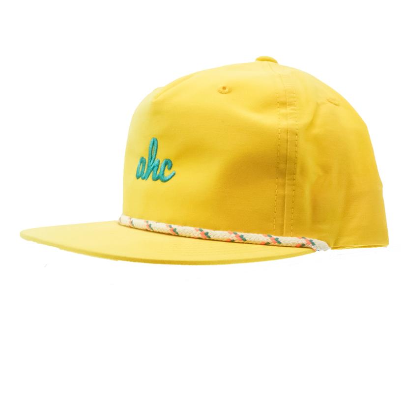  Armadillo Hat Co.Rad Rope 80's Neon Yellow Cap