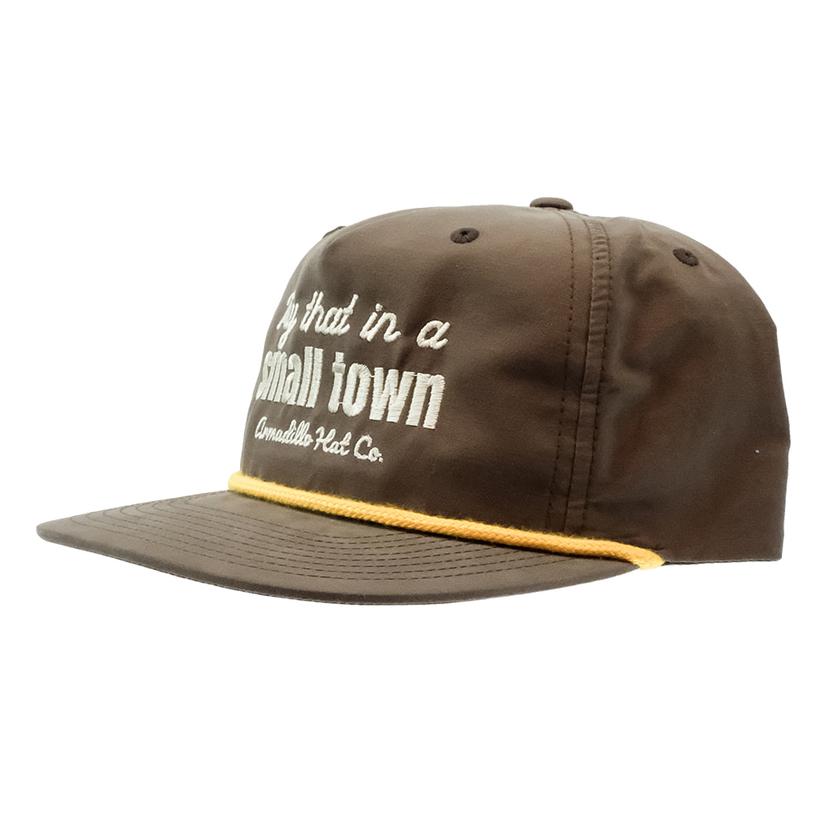  Armadillo Hat Co.Brown Try That In A Small Town Cap