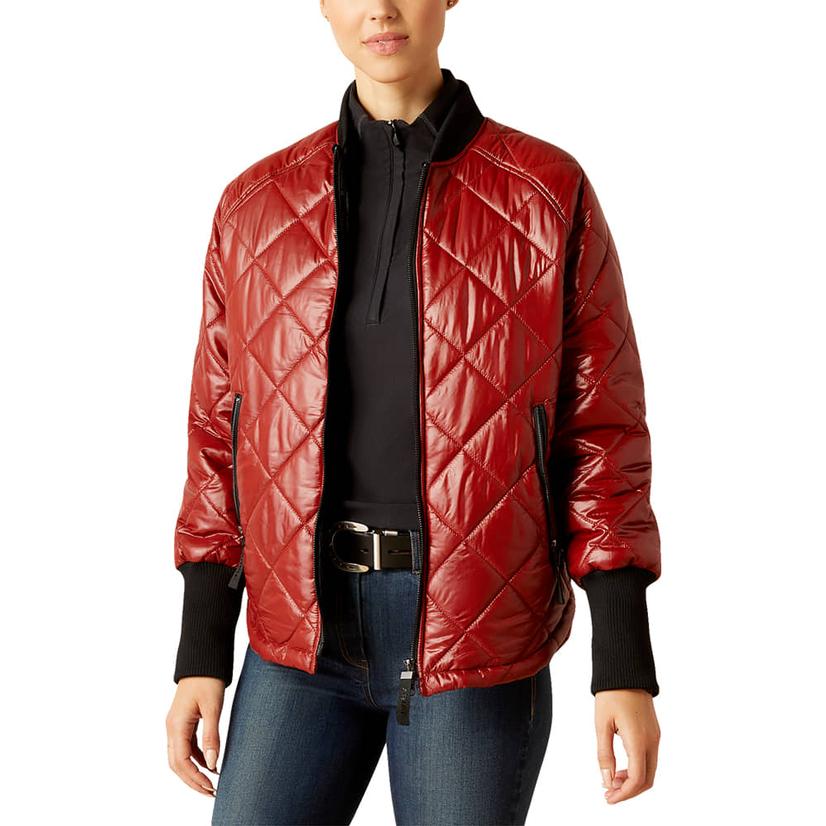  Ariat Charlie Brick Cuff Sleeve Zip Front Women's Jacket