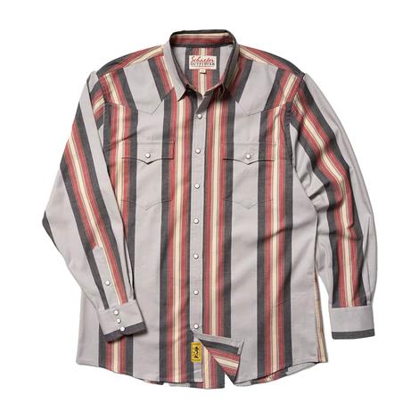 Schaefer Men's Western Stretch Laredo Snap Long Sleeve Shirt