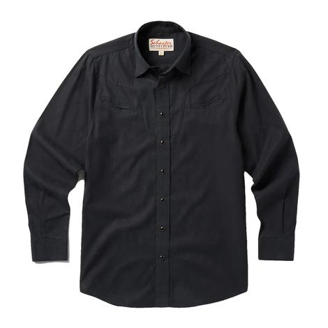 Schaeffer Outfitters Jesse Western Pitch Wash Long Sleeve Men's Shirt