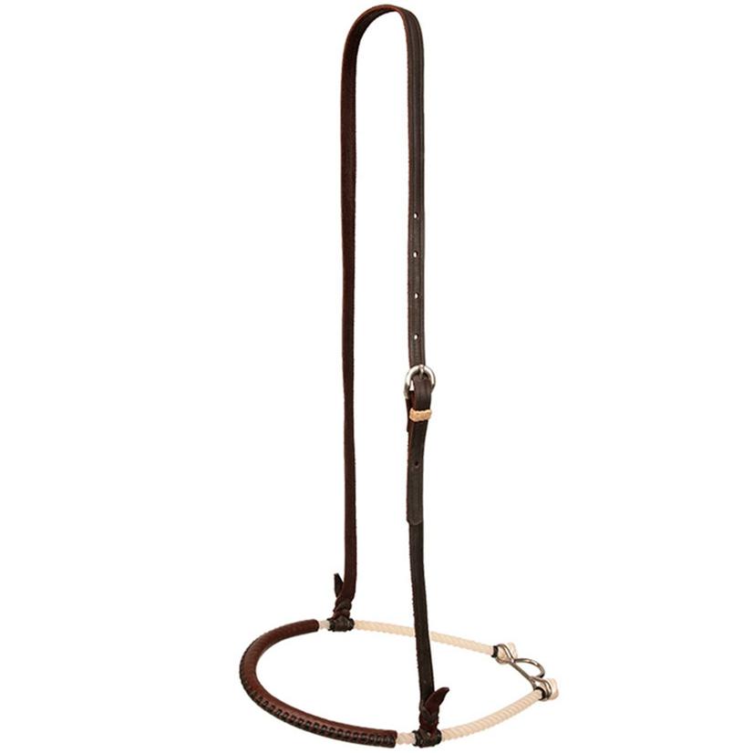 STT Single Rope Noseband with Laced Leather - Dark or Light Oil OILED
