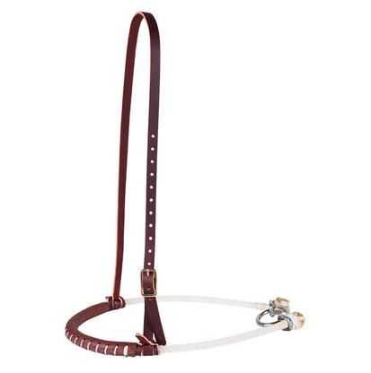 STT Premium Harness Leather Covered Rope Noseband