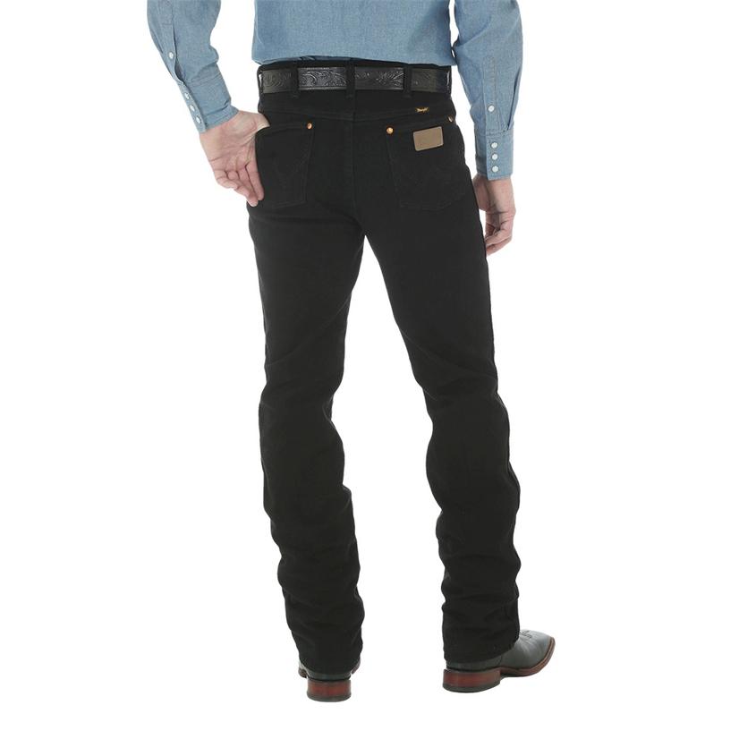 black wrangler cowboy cut jeans