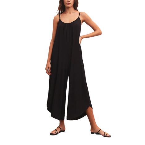 Z Supply Black Women's The Flared Jumpsuit