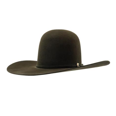 South Texas Tack 40X 4.5 Brim Open Crown Chocolate Felt Hat