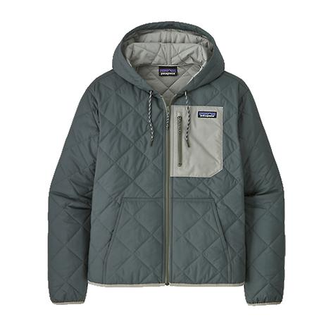 Patagonia Nouveau Green Diamond Quilted Women's Bomber Hoody