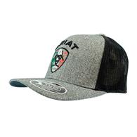 Ariat Mexico Logo Grey and Black Meshback Cap