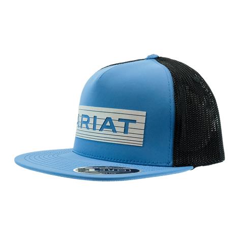Ariat Blue and Black with Grey Reflective Logo Cap