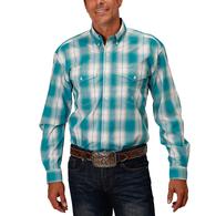 Roper Amarillo Turquoise Saddle Men's Long Sleeve Shirt
