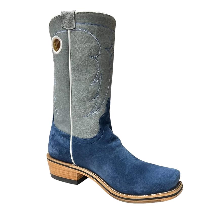  Horse Power High Noon Blue Roughout Men's Boots
