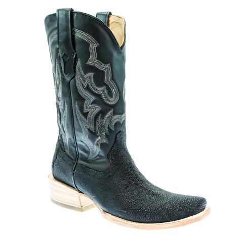 Corral Boot Stingray Embroidery Black Men's Cowboy Boots 