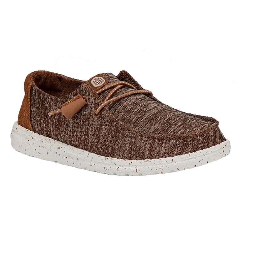  Hey Dude Brown Wendy Sport Knit Women's Shoes